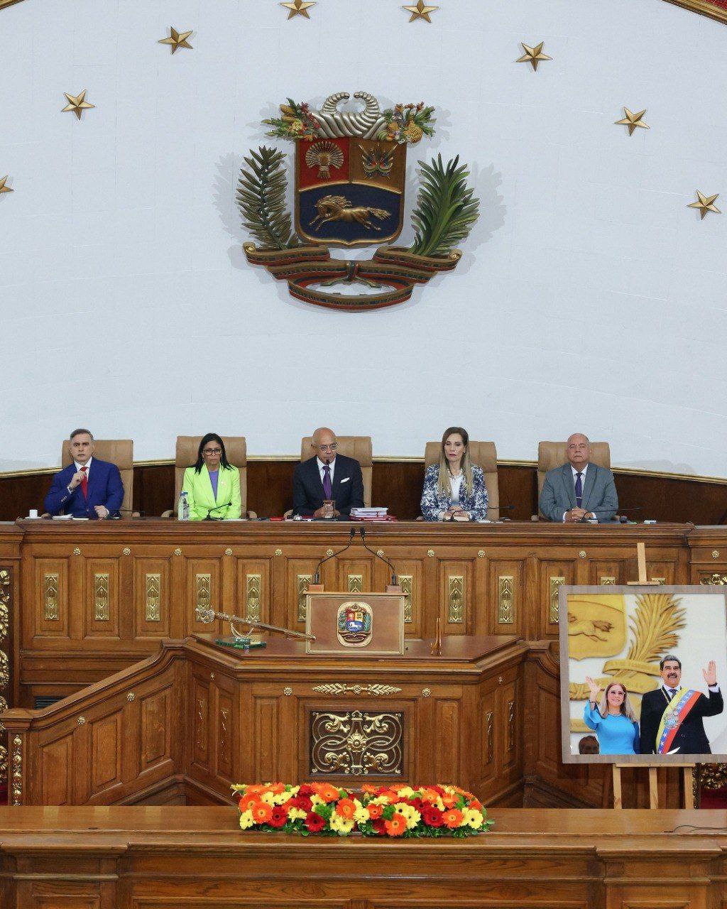 La presidenta encargada Dra. Delcy Rodríguez presentó el Mensaje Anual a la Nación ante la AN